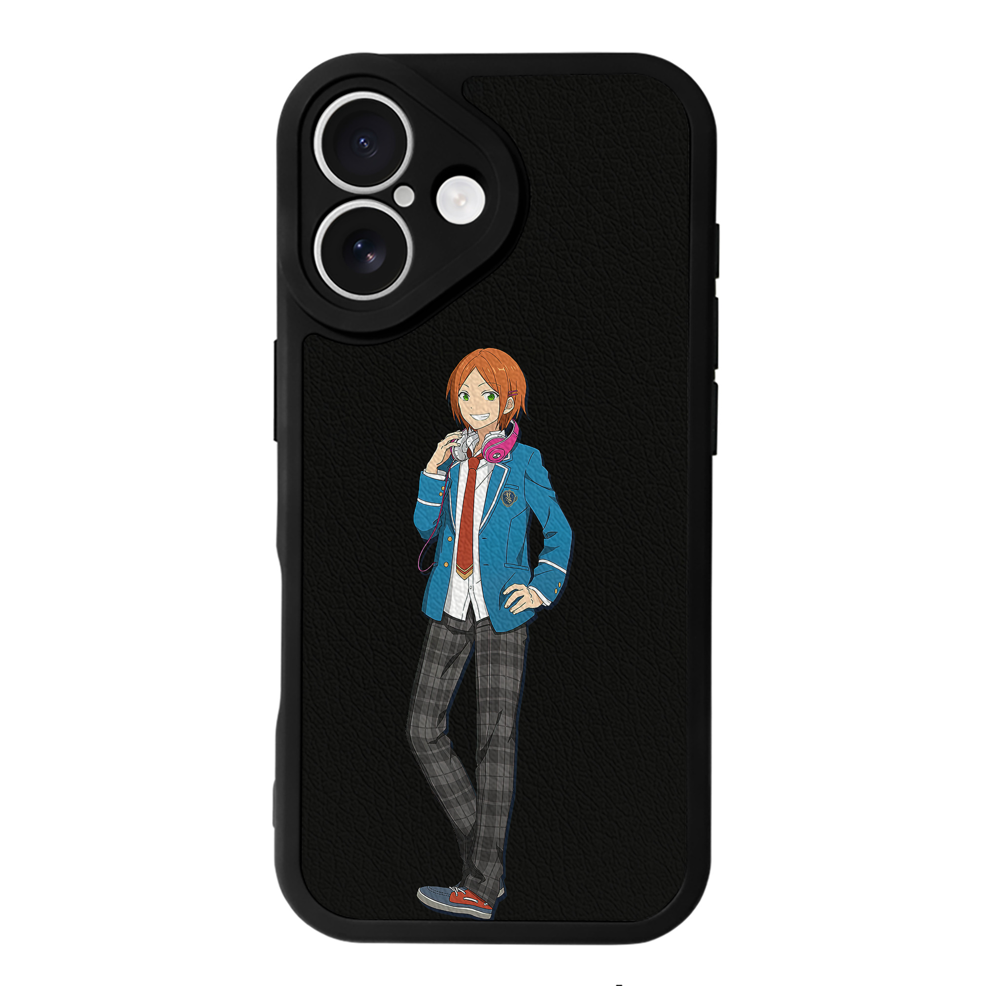 （画像用） あんさんぶるスターズ! Ensemble Stars 【iPhone 16シリーズ対応】シリコンスマホケース（レザー調） 材質：シリコン